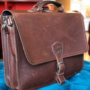 Saddleback briefcase